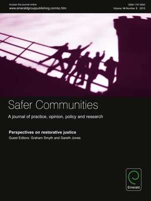 cover image of Safer Communities, Volume 14, Number 3